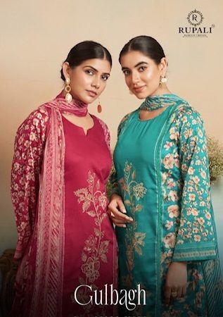 RUPALI FASHION GULBAGH PURE JAM SATIN SUITS