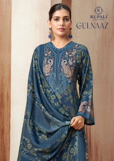 RUPALI FASHION GULNAAZ PURE MUSLIN SUITS CATALOG