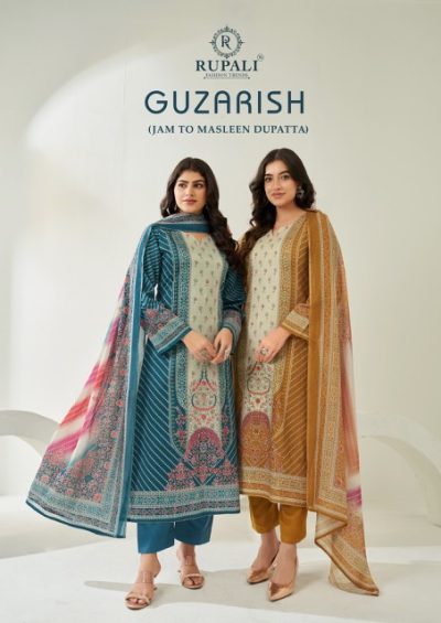 RUPALI GUZARISH PURE JAM SATIN HANDWORK SUITS