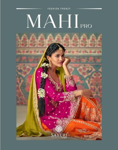 SAYURI DESIGNER MAHI PRO CHINON SILK SUITS