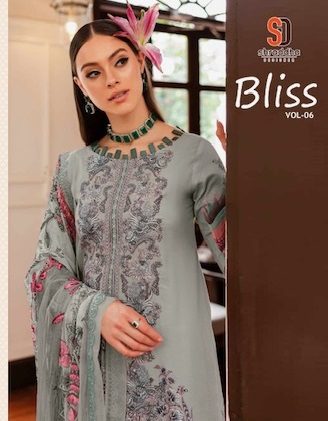 SHRADDHA DESIGNER BLISS VOL 6 COTTON PRINTED SUITS