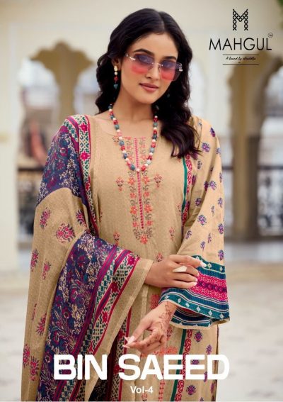 SHRADDHA MAHGUL BIN SAEED VOL 4 LAWN SUITS