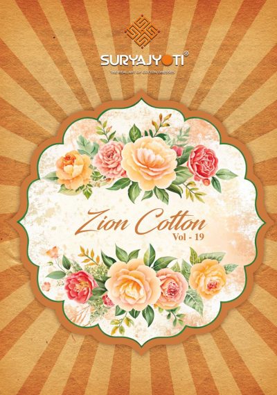 SURYAJYOTI ZION COTTON VOL 19 PRINTED SUIT SUPPLIER