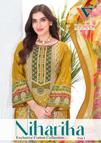 VANDANA‎‎‎‎ CREATION NIHARIKA VOL 3 PAKISTANI SUITS