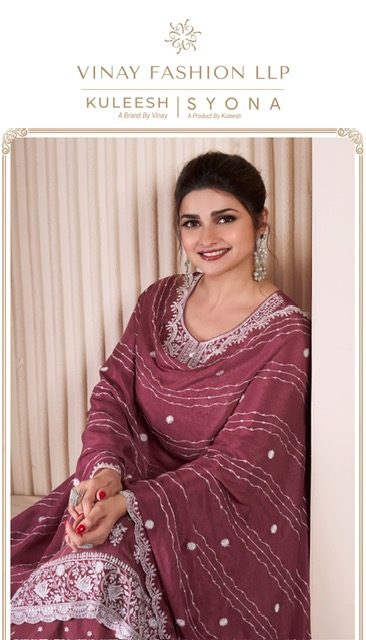 VINAY KULEESH SYONA HEAVY EMBROIDERY SUIT CATALOG