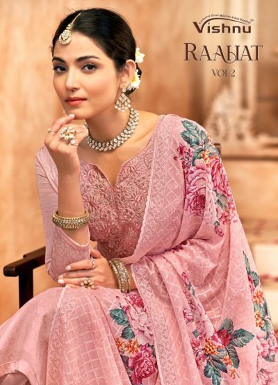 VISHNU RAAHAT VOL 2 GEORGETTE SUITS WHOLESALER