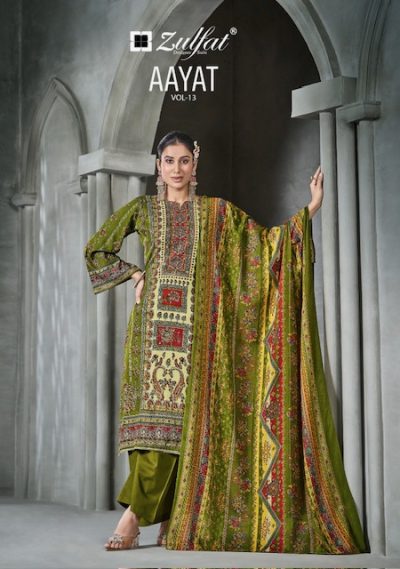 ZULFAT AAYAT VOL 13 DRESS MATERIAL SUPPLIER IN SURAT