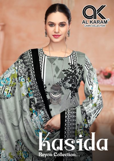 ALKARAM KASIDA VOL 1 PURE VISCOSE PRINTED SUITS