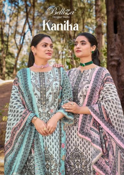 BELLIZA DESIGNER KANIKA PURE VISCOSE MUSLIN SUITS