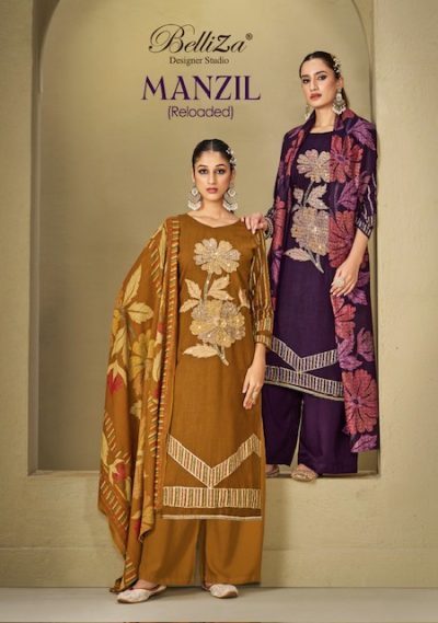 BELLIZA MANZIL PURE VISCOSE PRINTED SUITS SUPPLIER