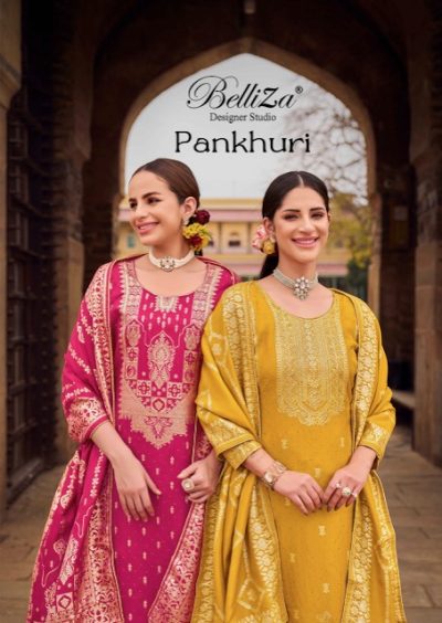 BELLIZA PANKHURI PURE VISCOSE SILK SUITS SUPPLIER