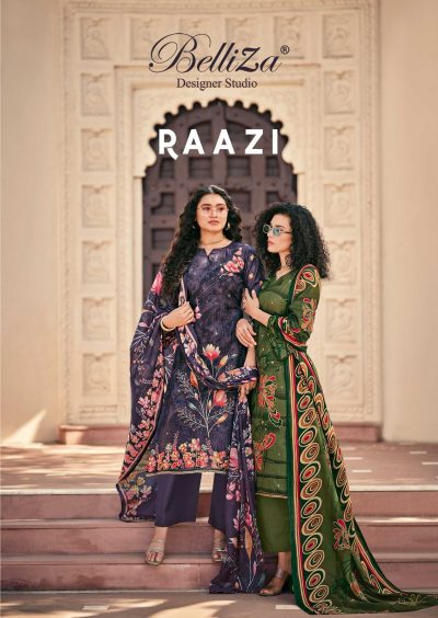 BELLIZA RAAZI COTTON PRINTED SUITS CATALOGUE