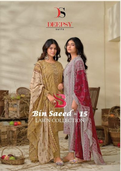 DEEPSY SUITS BIN SAEED VOL 15 LAWN COLLECTION SUITS