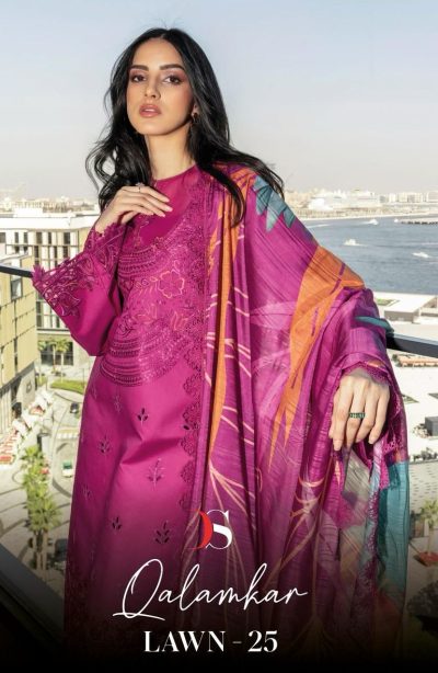 DEEPSY SUITS QALAMKAR VOL 25 LAWN FANCY SUITS