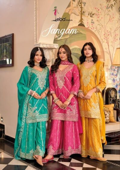 EBA LIFESTYLE SANGAM CHINON DIGITAL PRINTED SUITS