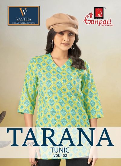 GANPATI TARANA VOL 2 COTTON TUNIC SHORT KURTI