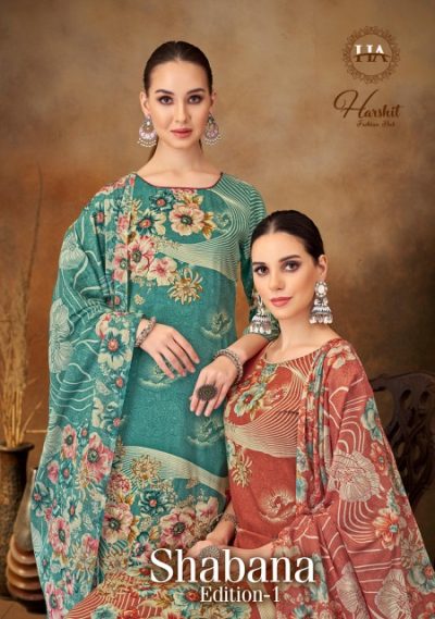 HARSHIT SHABANA VISCOSE RAYON PRINTED SUITS