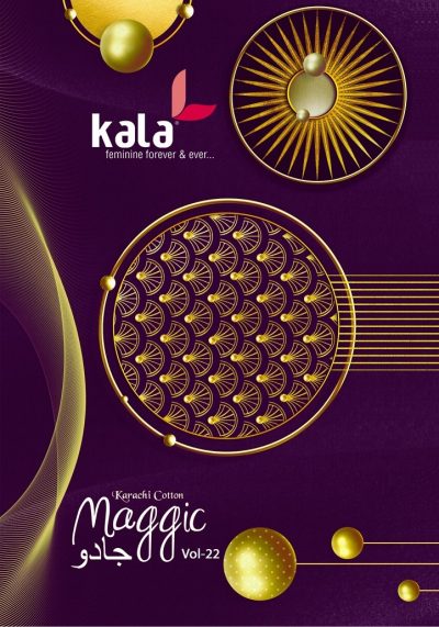 KALA MAGGIC VOL 22 COTTON KARACHI SUITS CATALOG