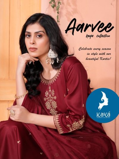 KAYA KURTI AARVEE GAJI SILK READYMADE KURTI