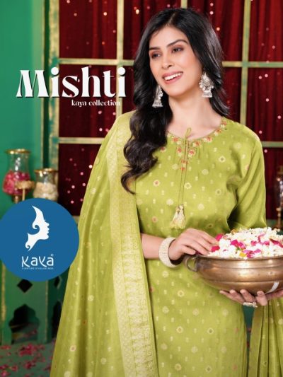 KAYA KURTI MISHTI SILK SHIMMER READYMADE KURTI