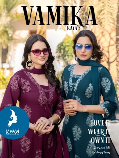 KAYA KURTI VAMIKA RAYON PRINTED READYMADE KURTI