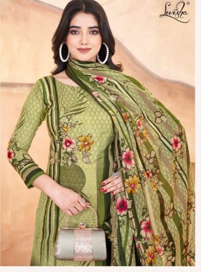 LEVISHA MANNAT COTTON PRINTED SUITS CATALOGUE