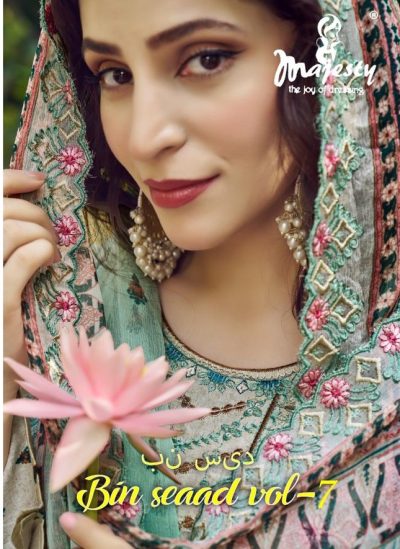 MAJESTY BIN SEAAD VOL 7 COTTON PRINTED SUITS