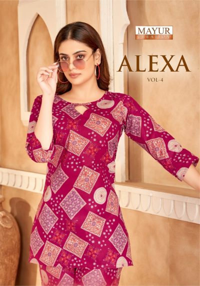 MAYUR ALEXA VOL 4 COTTON PRINTED CO ORD SET