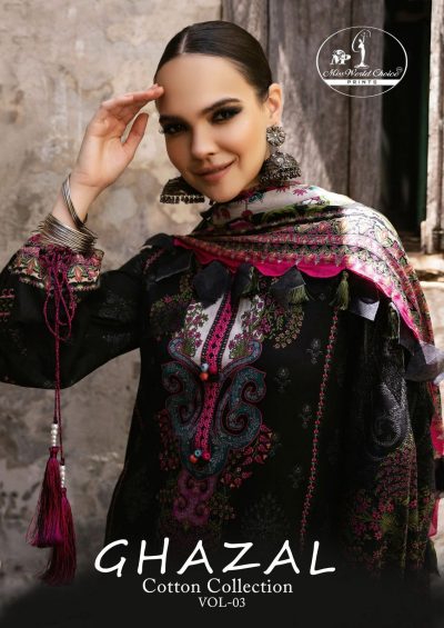 MISS WORLD GHAZAL VOL 3 KARACHI PRINT SUITS