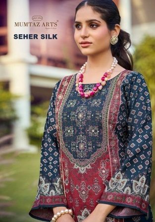 MUMTAZ ARTS SEHER SILK PURE VISCOSE MUSLIN SUITS