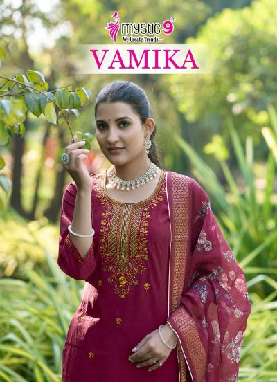 MYSTIC 9 VAMIKA VOL 1 PREMIUM SILK READYMADE KURTI