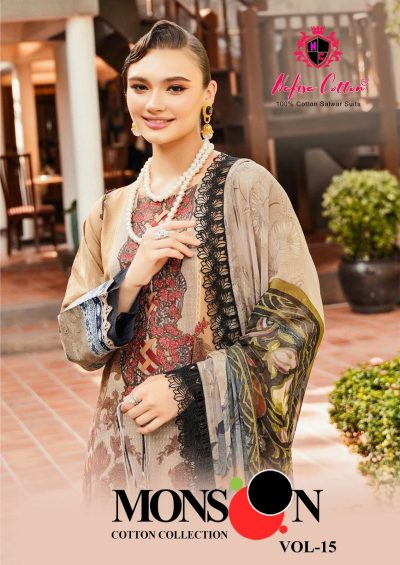 NAFISA COTTON MONSOON VOL 15 COTTON KARACHI SUITS