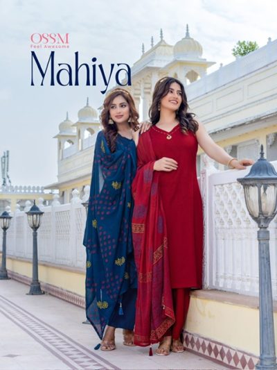 OSSM MAHIYA COTTON READYMADE KURTI CATALOGUE