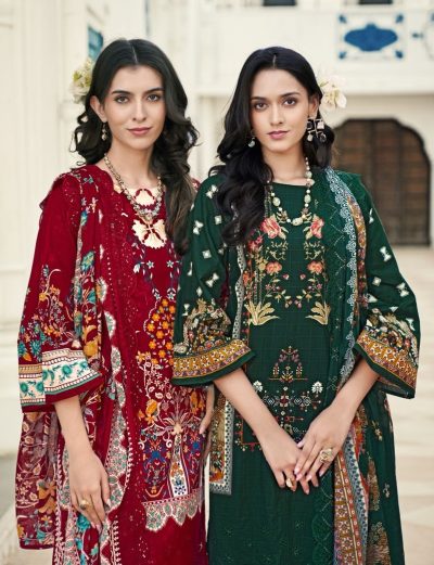 PAKIZA PRINTS HIMSA VOL 55 LAWN CHIKANKARI SUITS