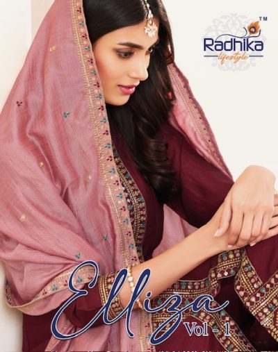 RADHIKA LIFESTYLE ELLIZA VOL 1 VICHITRA SILK KURTI