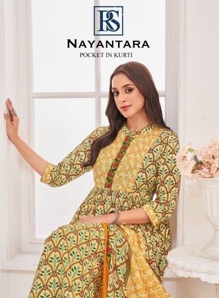 RANGI SANGI NAYANTARA COTTON READYMADE KURTI