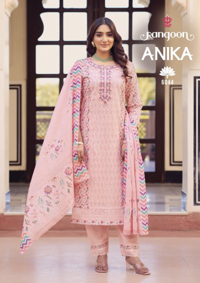 RANGOON ANIKA PURE COTTON FANCY EMBROIDERY KURTI