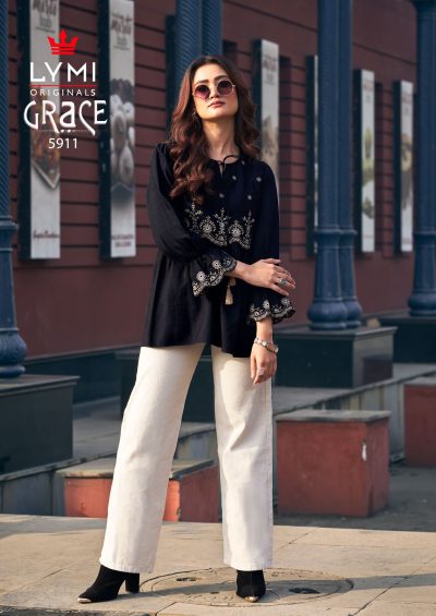 RANGOON GRACE VISCOSE SHORT KURTI SUPPLIER