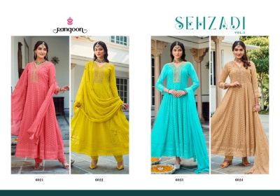 RANGOON SEHZADI VOL 2 READYMADE KURTIS SUPPLIER