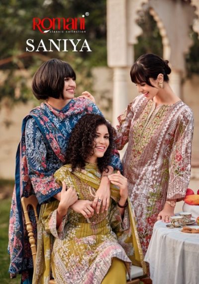 ROMANI SANIYA SOFT COTTON PRINTED SUITS SUPPLIER