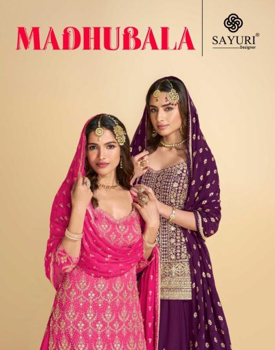 SAYURI DESIGNER MADHUBALA REAL GEORGETTE SUITS