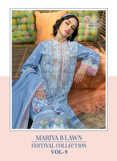 SHREE FABS MARIYA B LAWN VOL 9 FESTIVAL COLLECTION