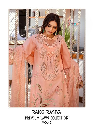 SHREE FABS RANG RASIYA VOL 2 LAWN COLLECTION 2025