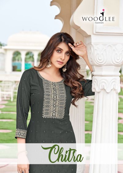 WOOGLEE CHITRA RAYON KURTI CATALOGUE SUPPLIER