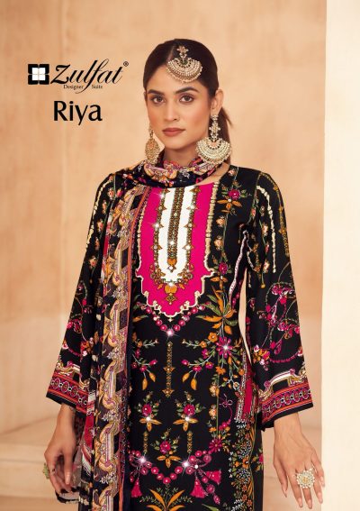 ZULFAT RIYA PURE VISCOSE RAYON SUITS CATALOGUE