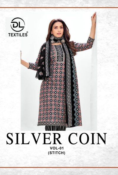 DL SILVER COIN VOL 1 READYMADE KURTI WITH PANT
