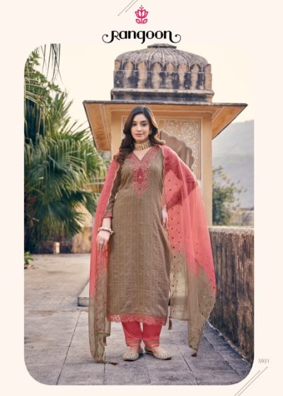 RANGOON PALLAVI VISCOSE EMBROIDERY KURTI SUPPLIER