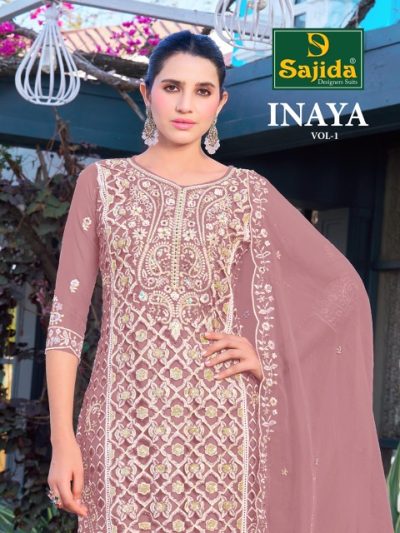 SAJIDA INAYA VOL 1 PAKISTANI SUITS WHOLESALER