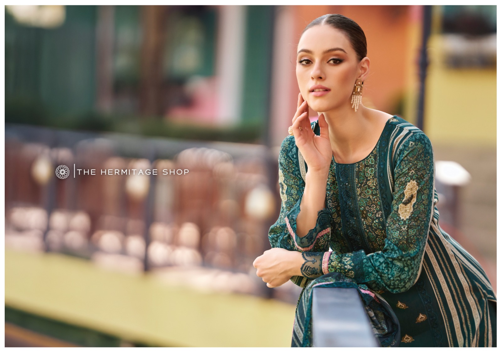 THE HERMITAGE SHOP BAGH HIT LIST PRINTED SUITS