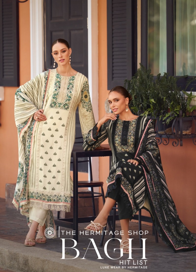 THE HERMITAGE SHOP BAGH HIT LIST PRINTED SUITS